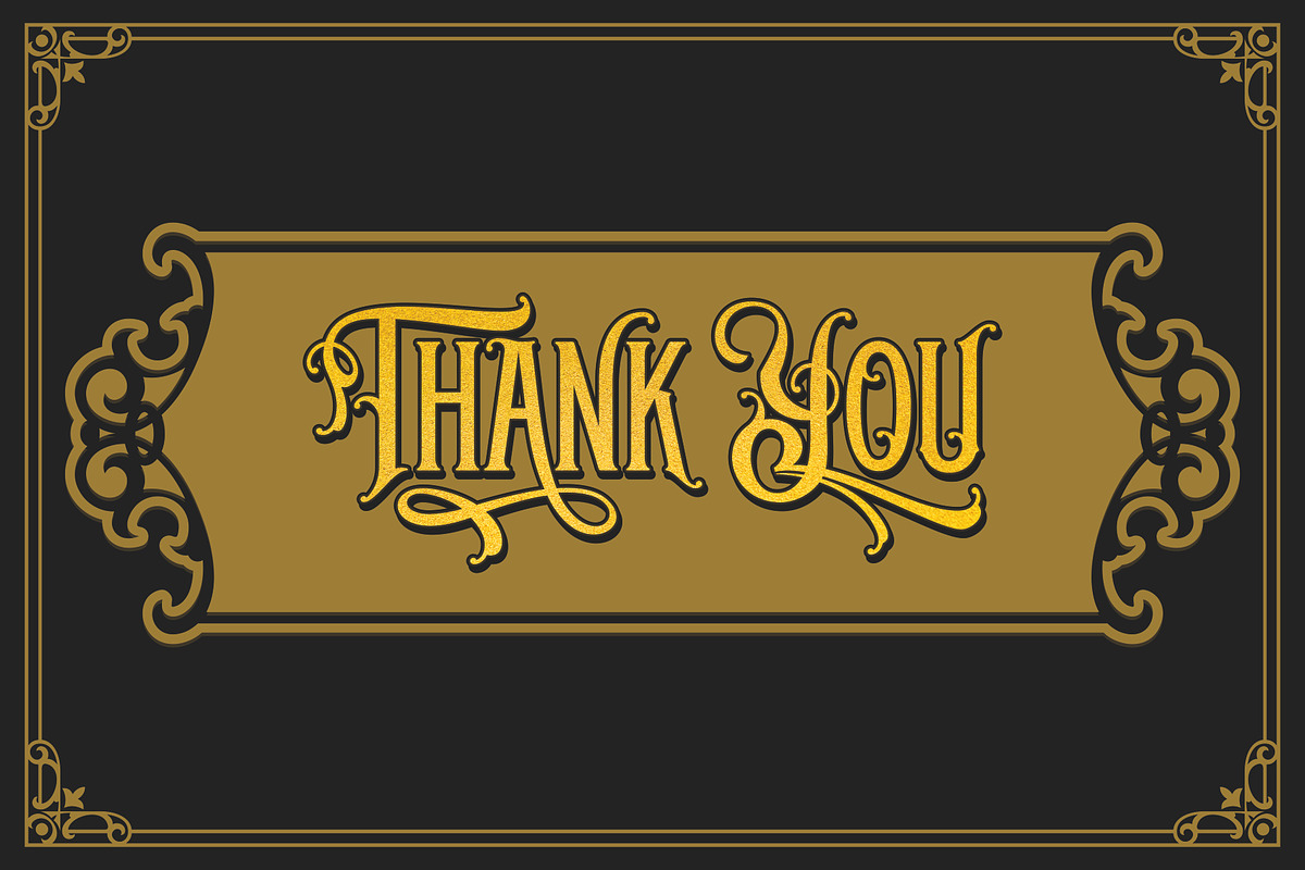 GoldShine with Extras, a Font by uncurve (Photo 9 of 9)