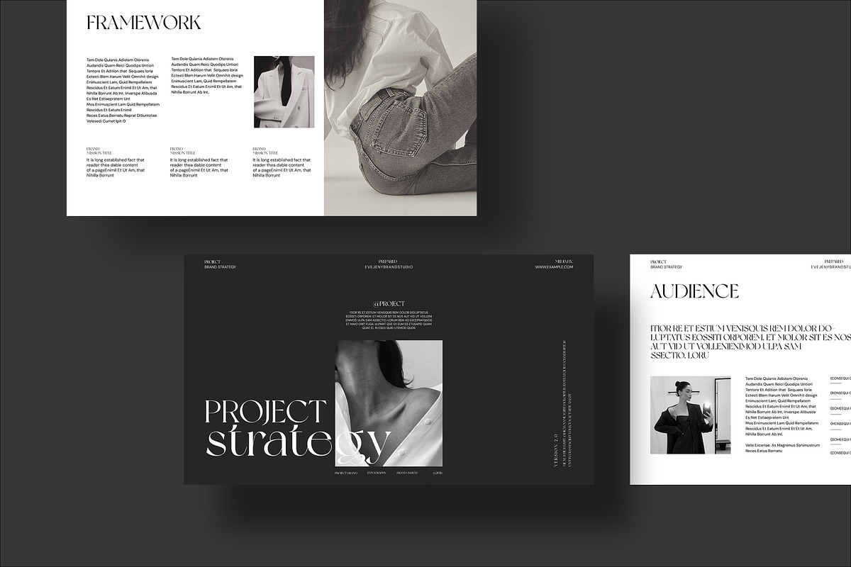 Brand Strategy Template | CANVA, a Presentation Template by evgenystudio (Photo 4 of 7)