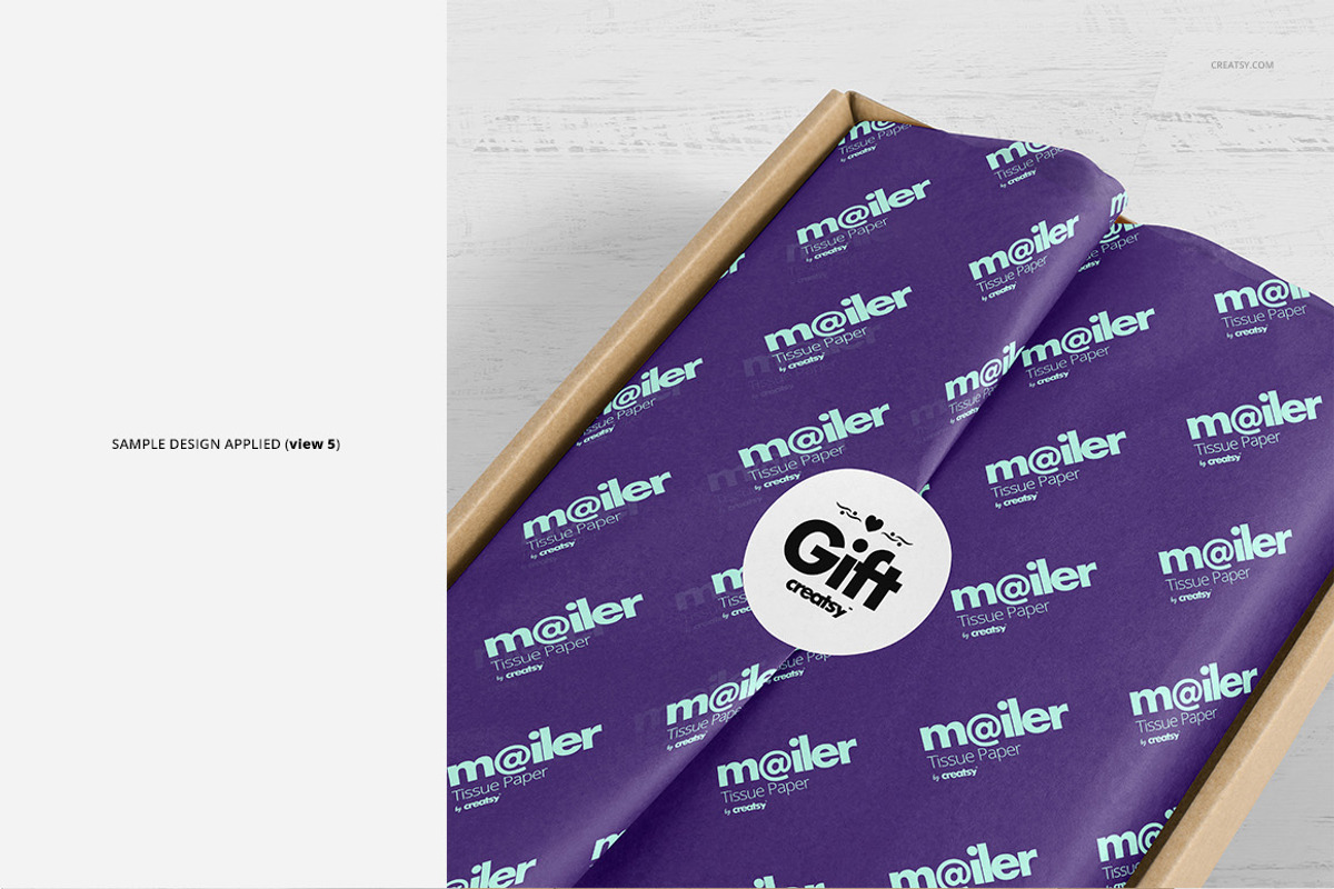 Wrapping Tissue Paper Mockup Bundle, a Pens & Pencil Mockup by creatsy5 (Photo 14 of 19)