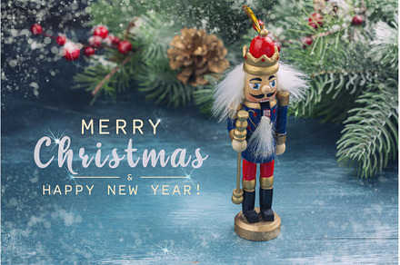 Christmas nutcracker toy soldier, a Holiday Photo by Ekaterina_Markelova