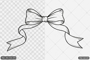 Bow Frame SVG PNG Bundle, an Illustration by Actual Pixel (Thumbnail 5 of 19)