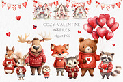Valentines day woodland animals, an Object Graphic by MyLittleMeow (Thumbnail 1 of 7)