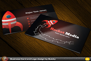 Rocket Business Card & Logo