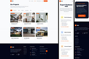 BRIX - Home Renovation Website, a React Template by VectorMedia (Thumbnail 3 of 4)