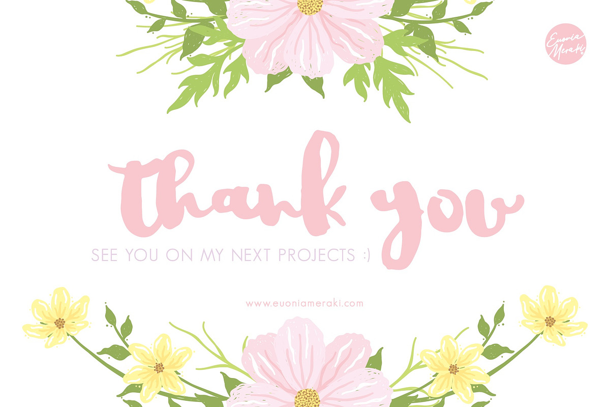 Pink Flower Baby Shower - Summer Set, an Illustration by Euonia Meraki (Photo 10 of 10)