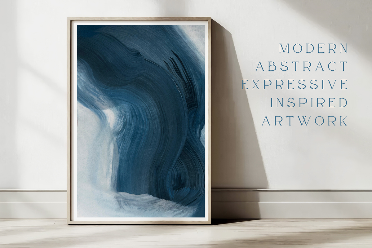 MODERN BLUE AND WHITE TEXTURE, a Texture Illustration by identity.ART (Photo 7 of 9)