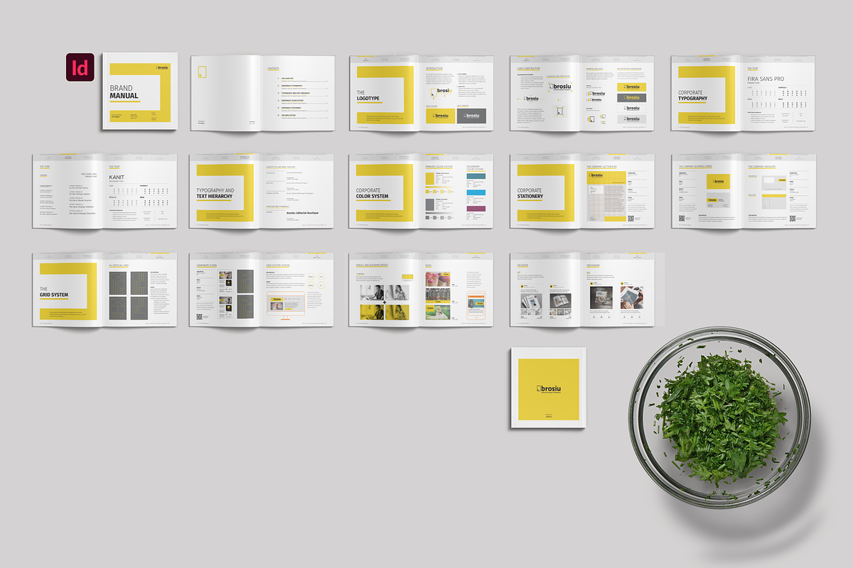 Brand Manual Square, a Brochure Template by StockInDesign (Photo 10 of 10)