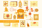Snail Mail clipart patterns, a Seasonal Illustration by Carpet Tapete Pretzel (Thumbnail 2 of 10)