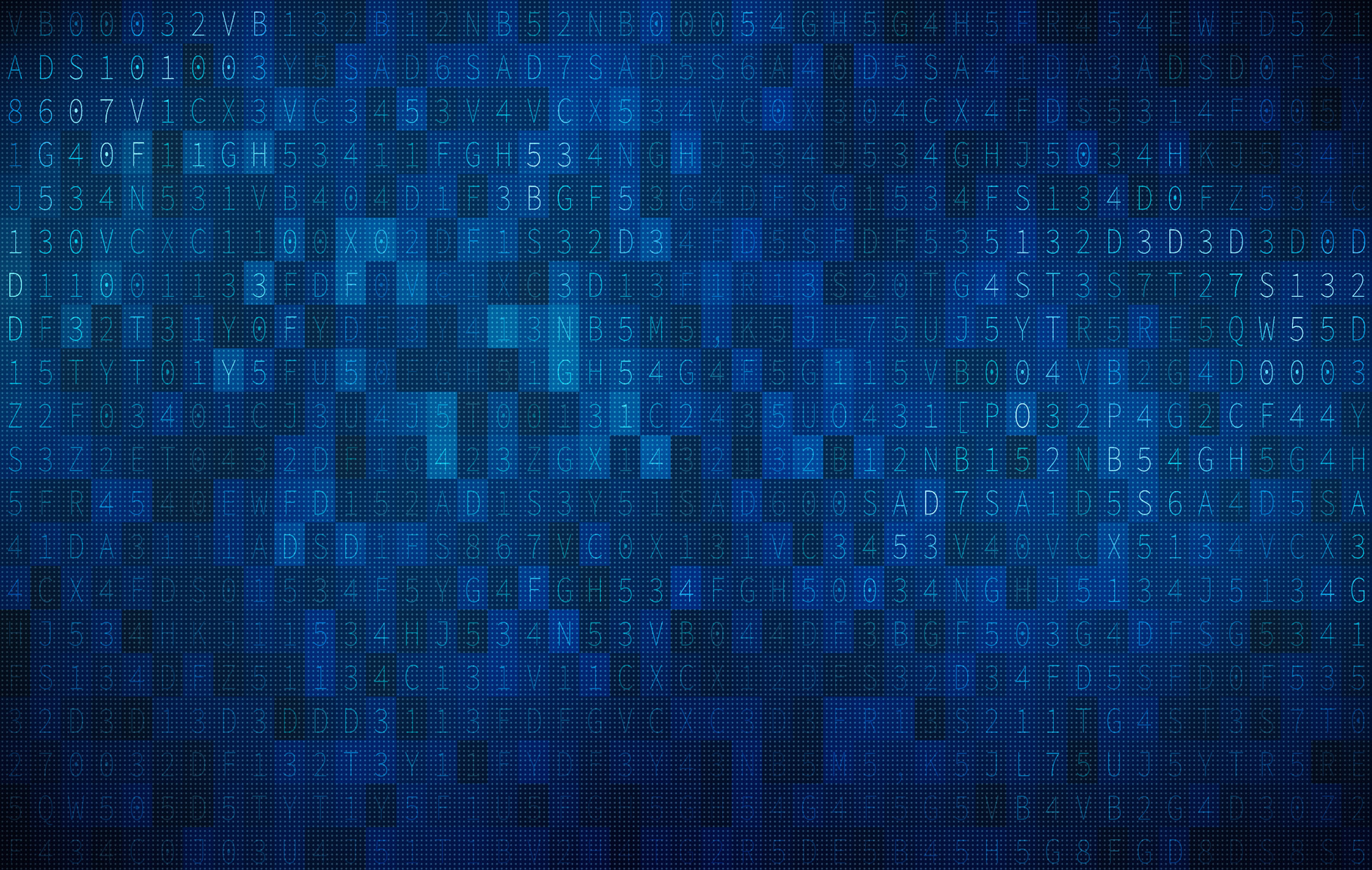 Digital Abstract technology background, English alphabets and numbers ...