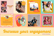 Retro Bold Instagram Post Templates, a Social Media Template by Hell Yeah Designs (Thumbnail 8 of 8)