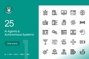 AI Agents & Autonomous Systems Icons, an Icon by IconBunny (Thumbnail 1 of 2)