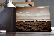 Vintage Western Digital Backgrounds, a Background Graphic by Godserv Designs (Thumbnail 8 of 12)