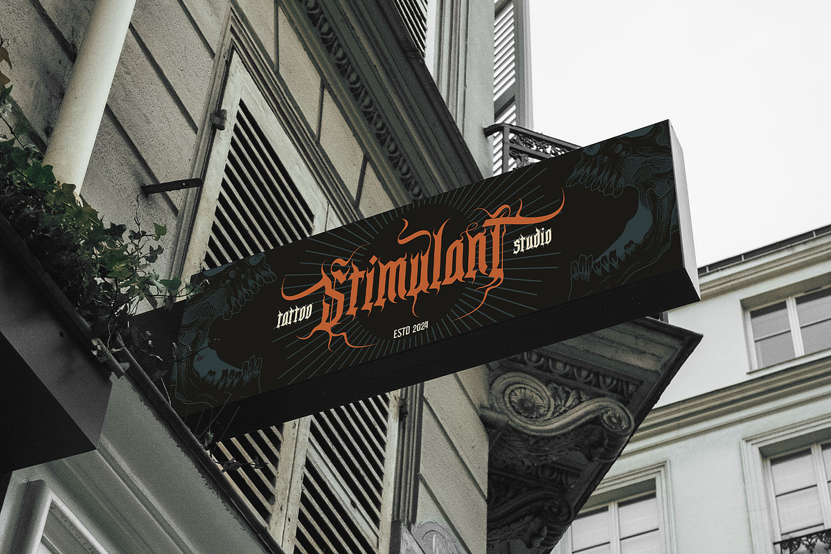 Burn Till Black Typeface, a Blackletter Font by alit design (Photo 16 of 20)