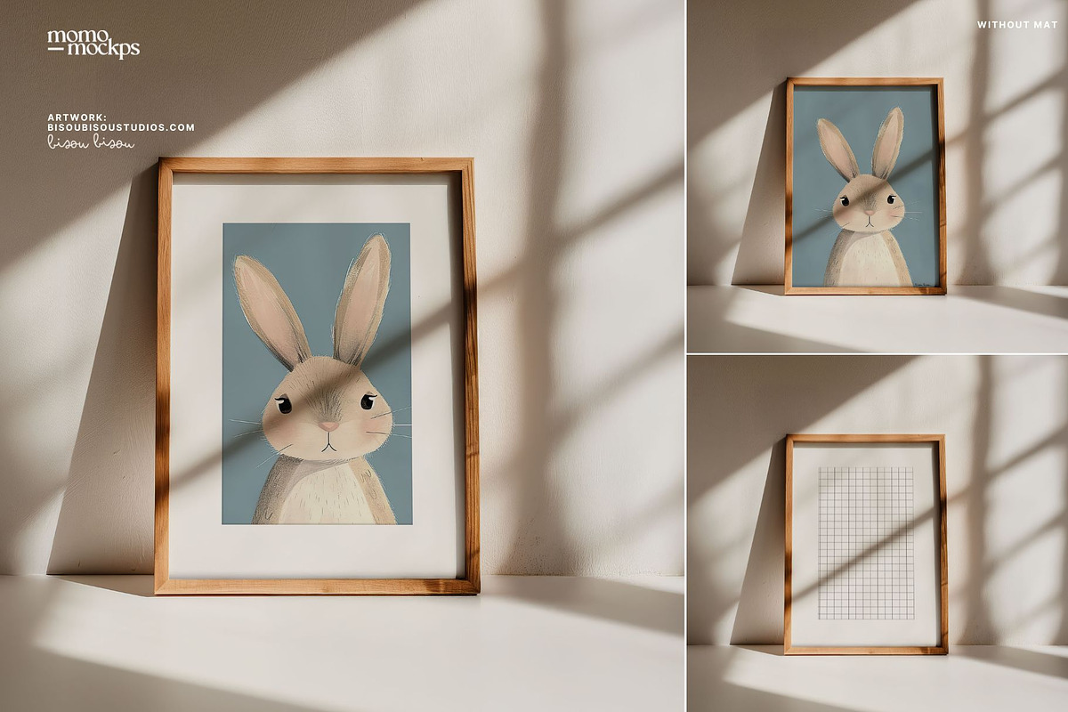 Leaning Frame Poster Mockup | PSD, a Household Mockup by momomockps (Photo 4 of 8)