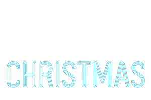 Christmas neon text in isolated png, an Illustration by Dvoevnore photos