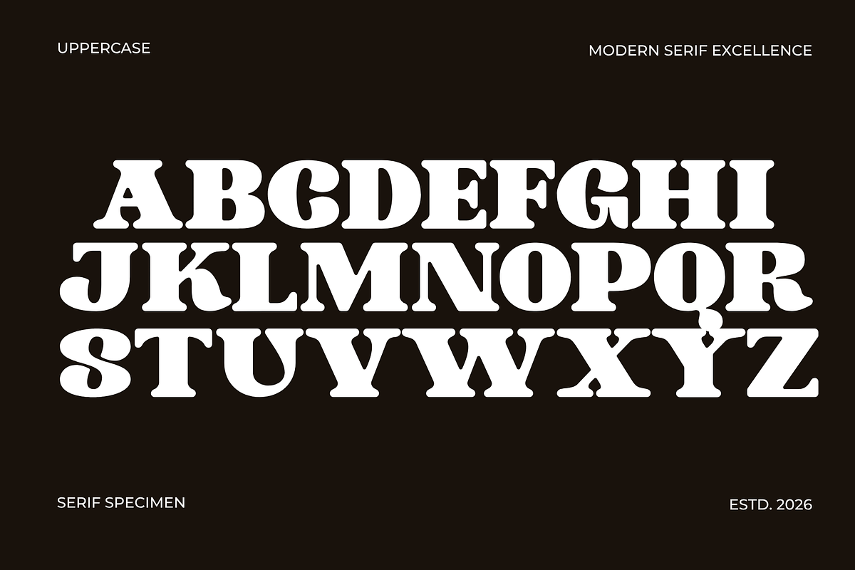 Miske – Modern Bold Serif, a Serif Font by MaikoHatta (Photo 2 of 8)