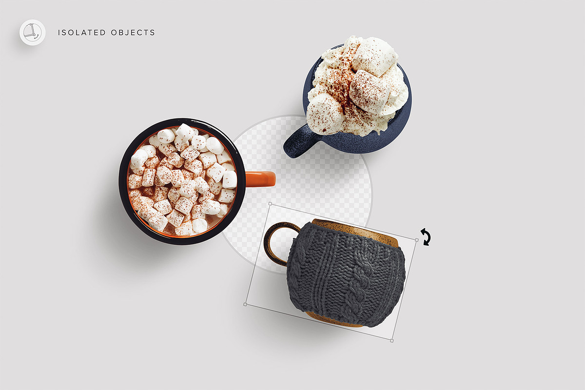 Winter Drinks Mockup Scene Creator, a Product Mockup by Custom Scene (Photo 3 of 8)