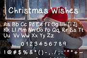 Christmas Wishes, a Sans Serif Font by crystal.baier (Thumbnail 2 of 2)