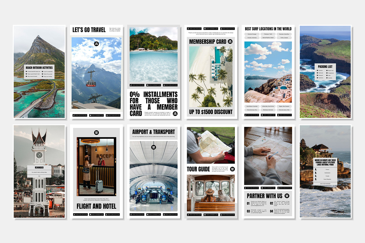 Travel White Template, a Social Media Template by Kalubuak (Photo 7 of 10)