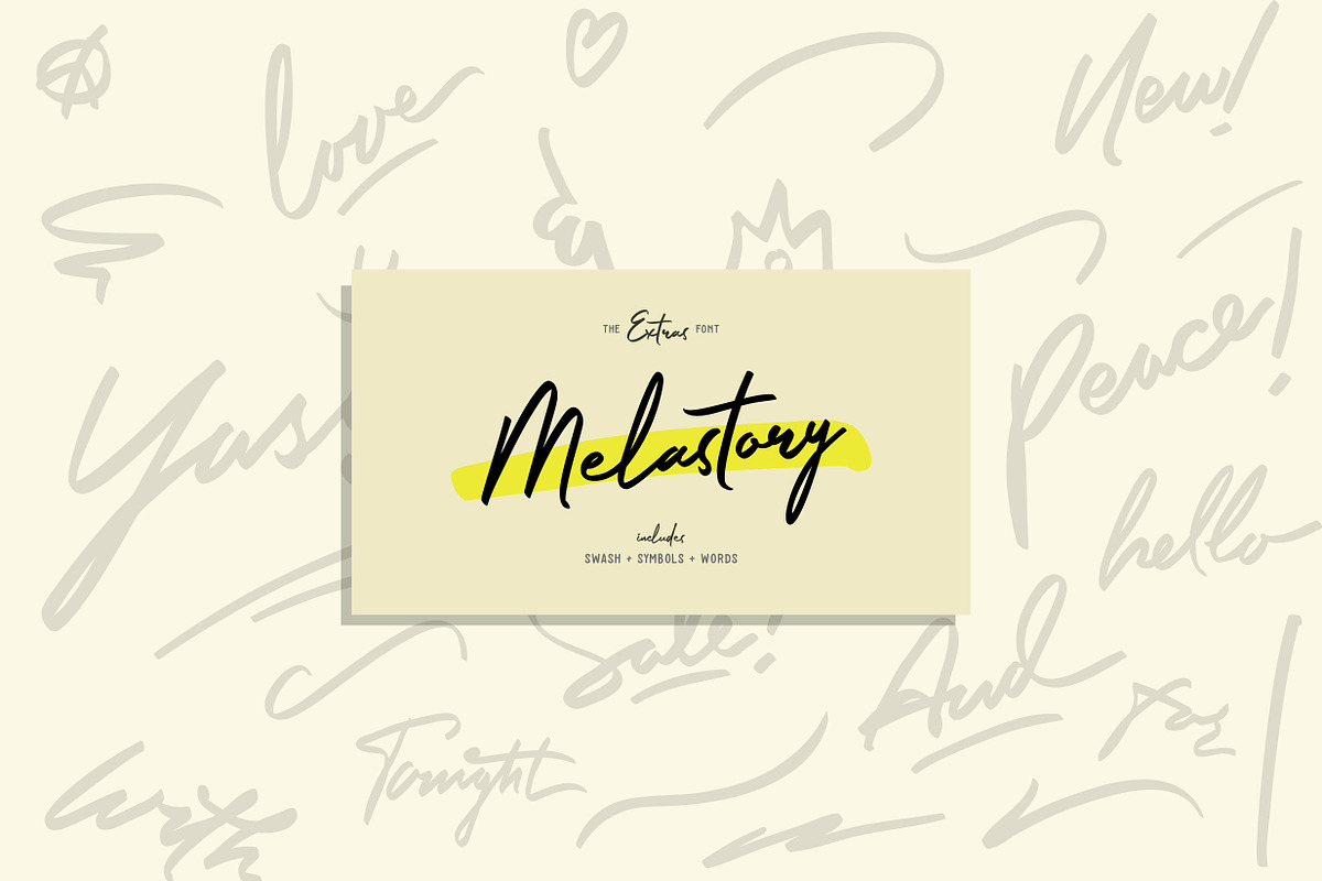 Melastory - modern signature font, a Script Font by Panatype™ Studio (Photo 9 of 9)
