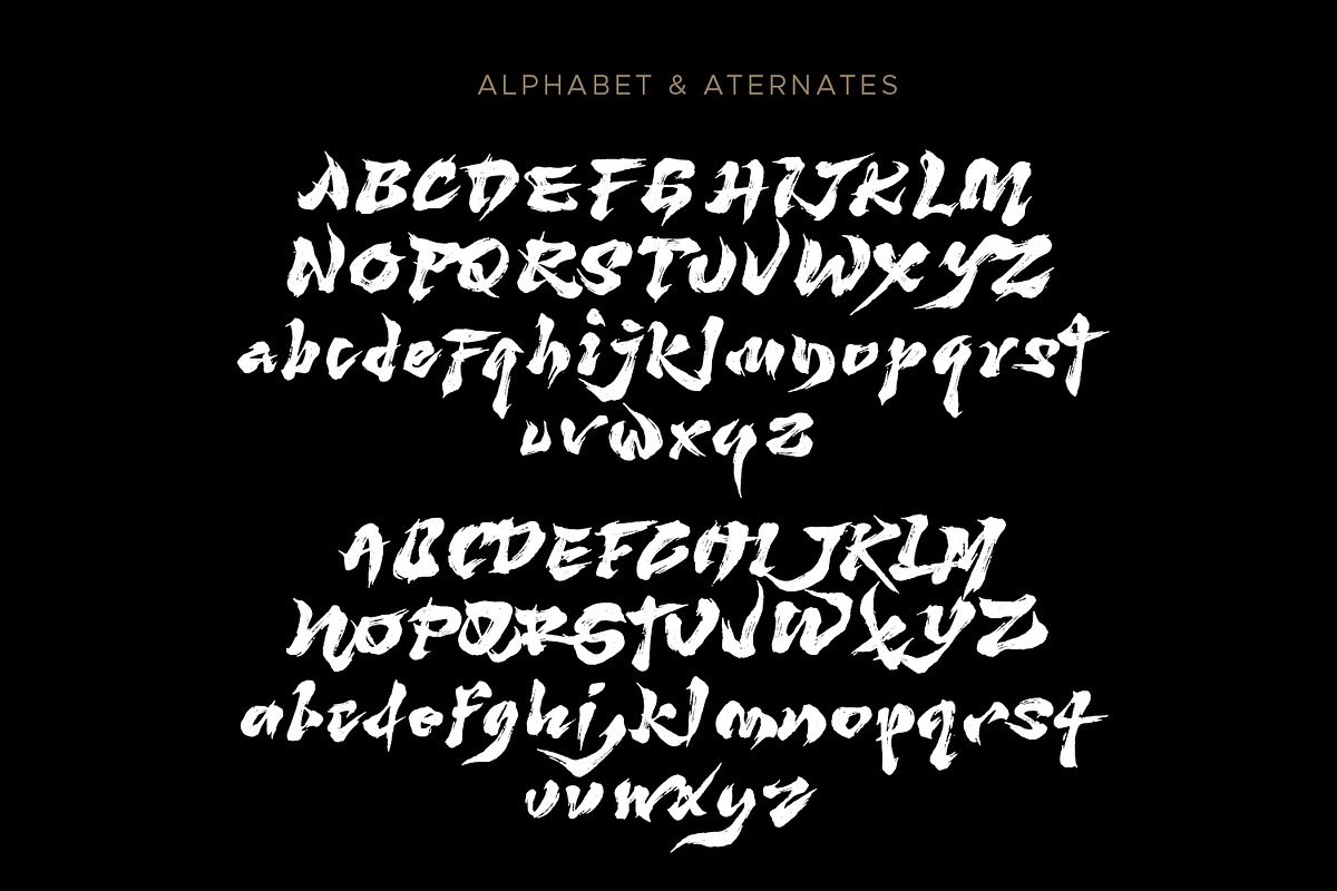Benitsuki - Display Brush Font, a Handwritten Font by tkzgraphic (Photo 4 of 10)