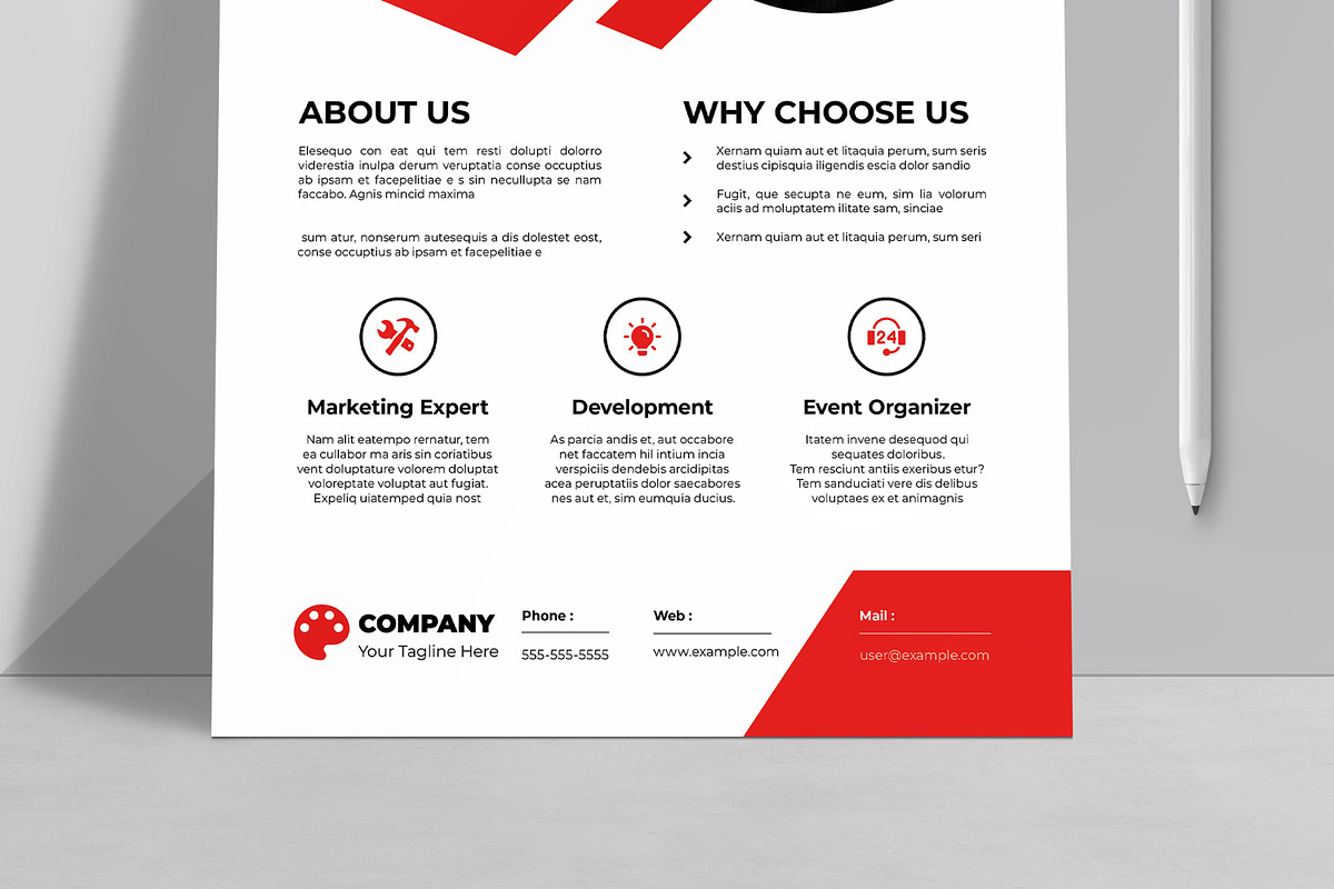Business Flyer Template, a Flyer Template by MightyDesign (Photo 5 of 8)
