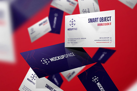 Business Cards - 5 Elegant Mockups
