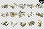 MONEY PACKS Isolated Elements, an Object Graphic by WG DESIGN (Thumbnail 3 of 5)