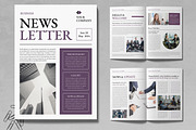 Newsletter Template, a Magazine Template by MightyDesign (Thumbnail 1 of 7)