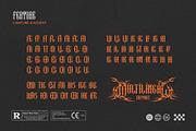 Crucifer – Dark Gothic Blackletter F, a Blackletter Font by Letterara (Thumbnail 12 of 15)