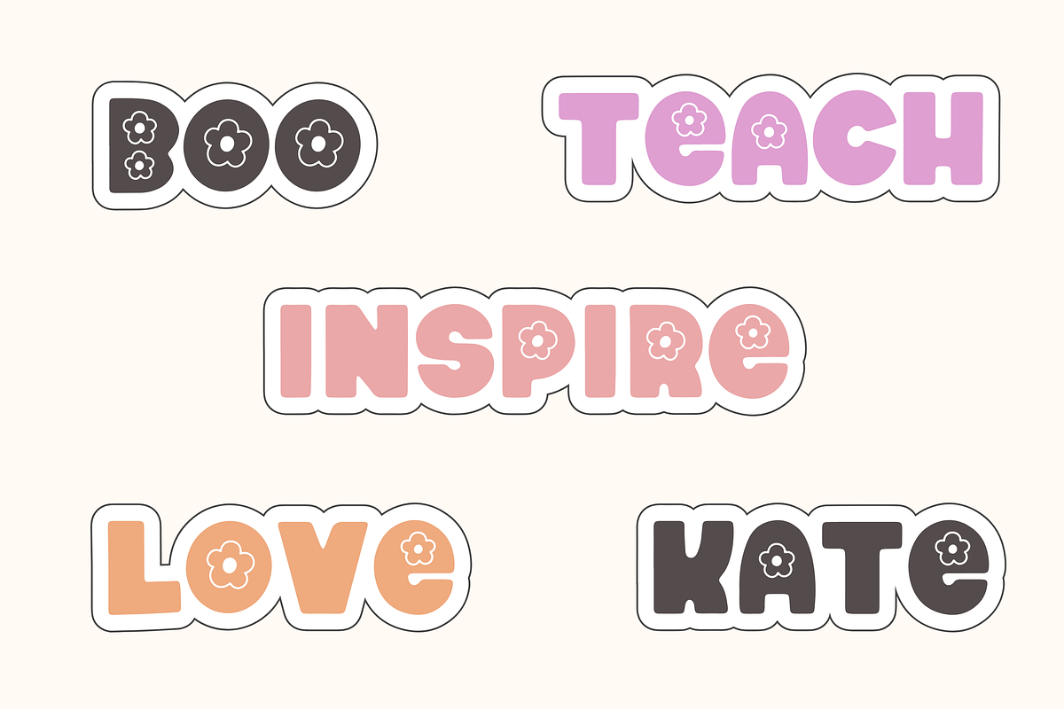 Aloha Jolly Font, a Font by Nicolo Pumpkins (Photo 3 of 10)