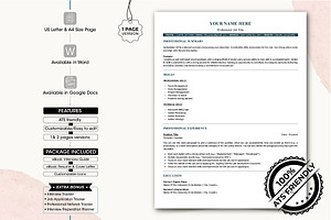 ATS resume template | google docs