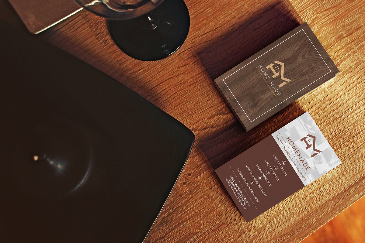 Wooden Business Card, a Business Card Template by Nikolozgraphic (Photo 2 of 7)
