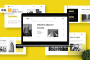 Profitabilty Goals - Business GSL, a Presentation Template by Deepslide Studio (Thumbnail 1 of 6)