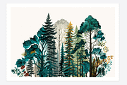 Fore Collection · The Forest, a Decorative Illustration by milatovar (Thumbnail 4 of 14)