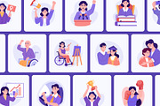 Women's Day Illustration Art Set, a Person Illustration by Creative Stall (Thumbnail 5 of 9)