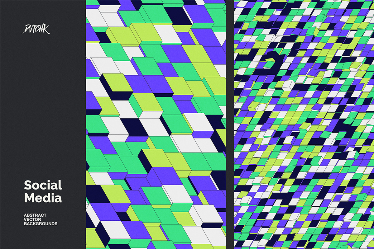 Social Media Vector Backgrounds V 01, a Background Graphic by dvtchk (Photo 8 of 10)