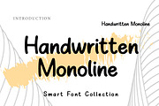 Handwritten monoline, a Handwritten Font by Wow Magic (Thumbnail 1 of 3)