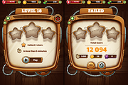 Steampunk GUI for Mobile Game, an Illustration by wowu (Thumbnail 7 of 9)