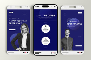Modern Finance Social Media Story, a Social Media Template by MightyDesign