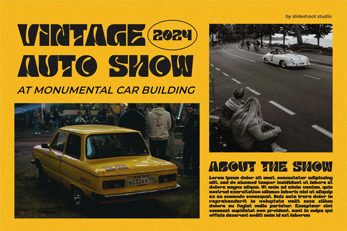 Golden Boluva || Unique Display Font, a Sans Serif Font by Idea Studio (Photo 3 of 5)