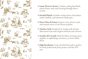 Rustic Ranch Toile de Jouy Pattern, a Background Graphic by Hughes Studio (Thumbnail 4 of 8)