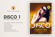 Disco 1, a Flyer Template by What a Story (Thumbnail 1 of 5)