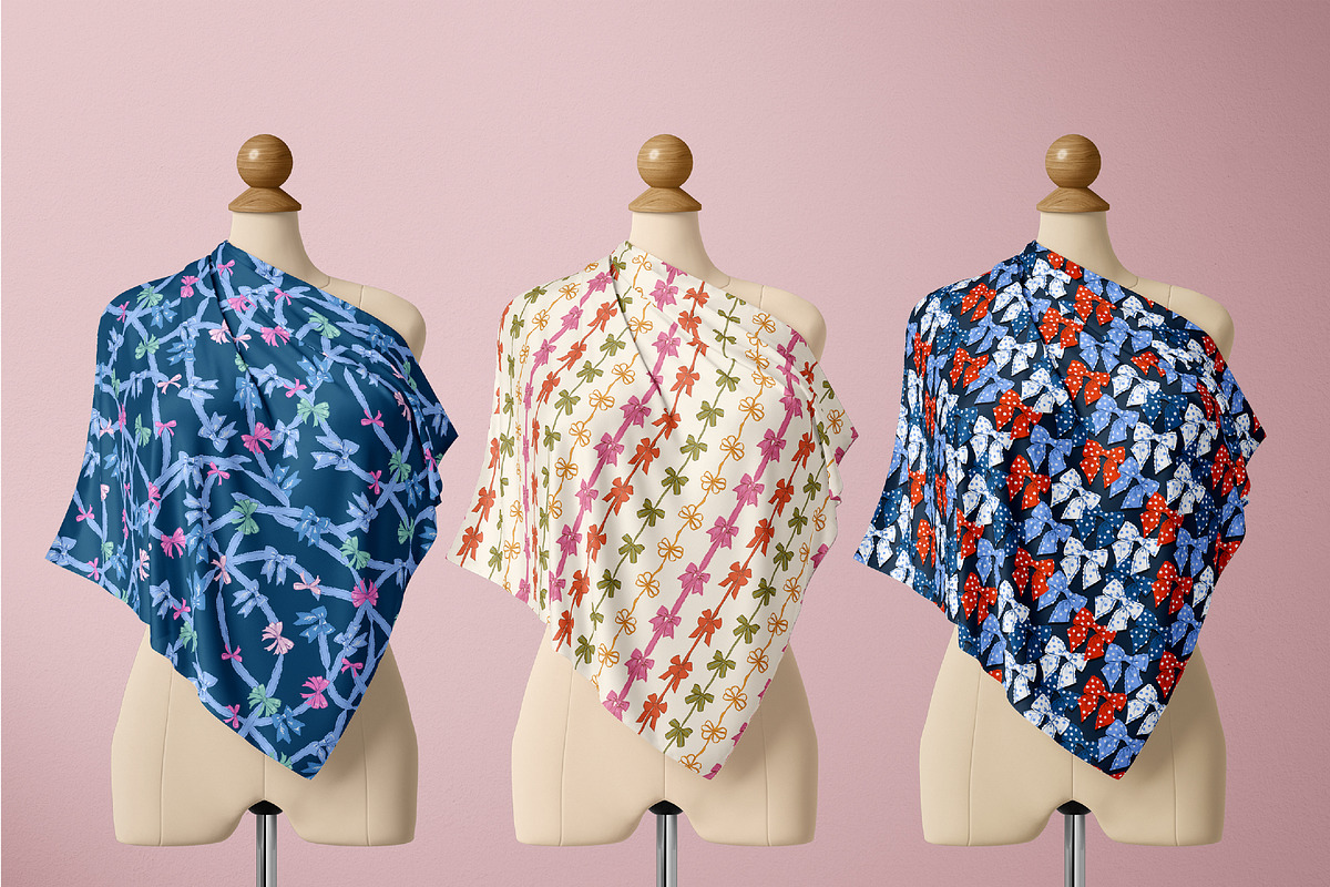 COQUETTISH BOWS, a Pattern Graphic by MSNTY STUDIOX (Photo 19 of 30)
