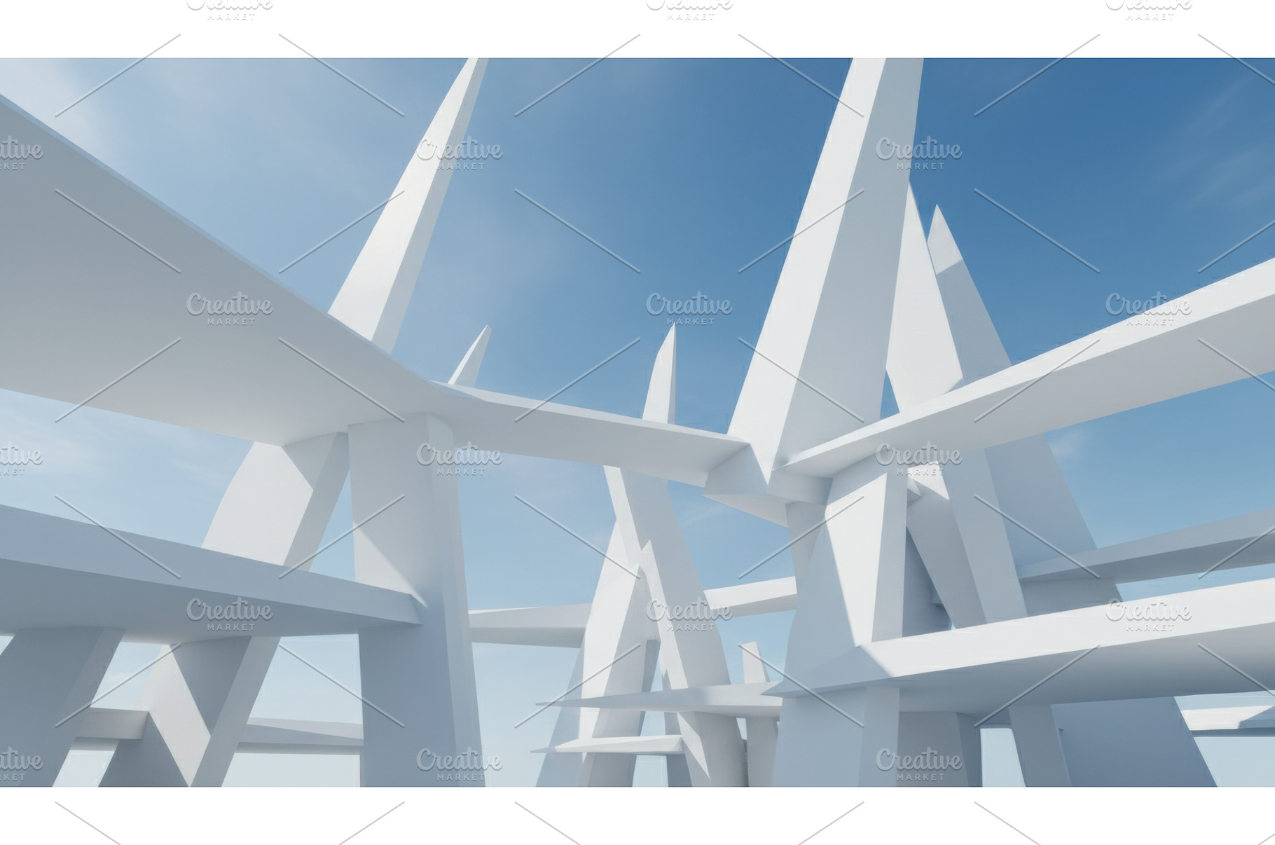 Rendered image of intersecting, an Abstract Photo by Igor Tichonow