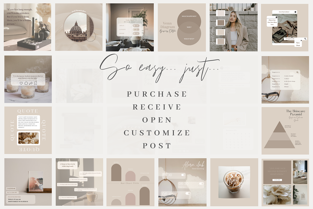 Canva Instagram Post Story Bundle, a Social Media Template by BRANDcontent (Photo 5 of 8)