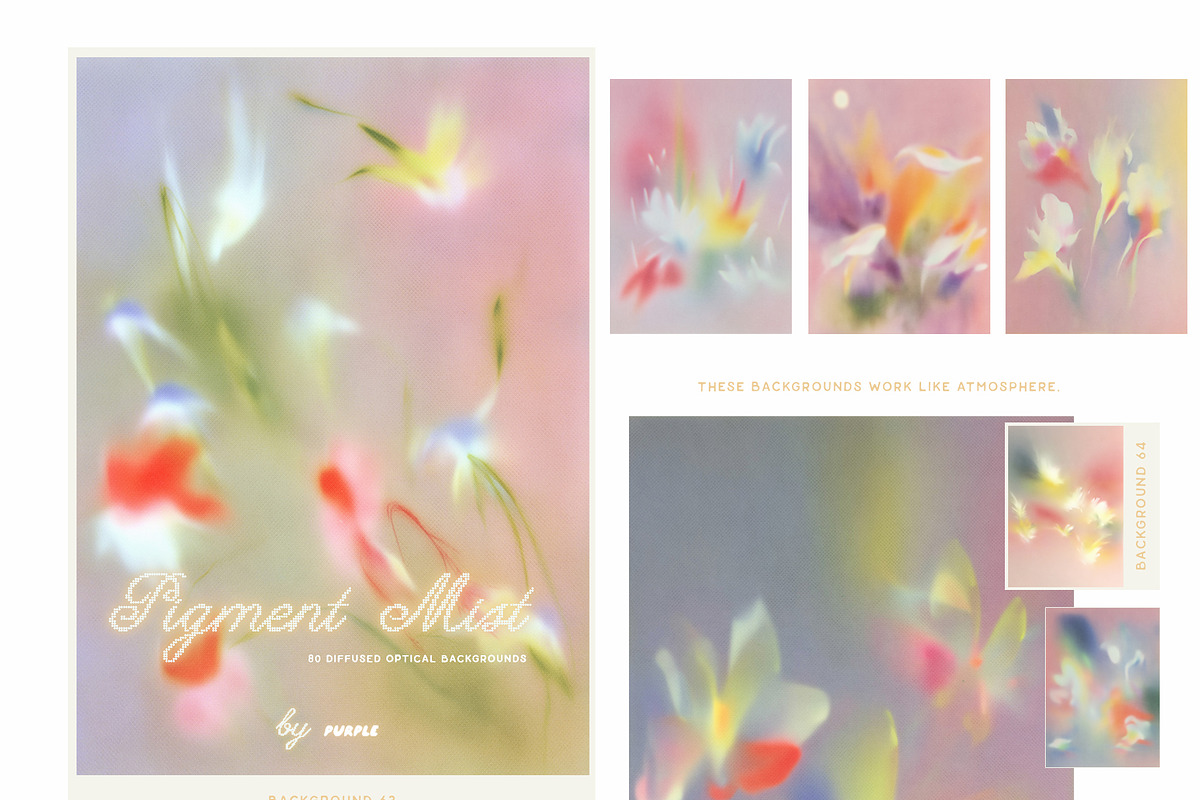 Pigment Mist: 80 Backgrounds, a Texture Graphic by Purple (Photo 7 of 15)