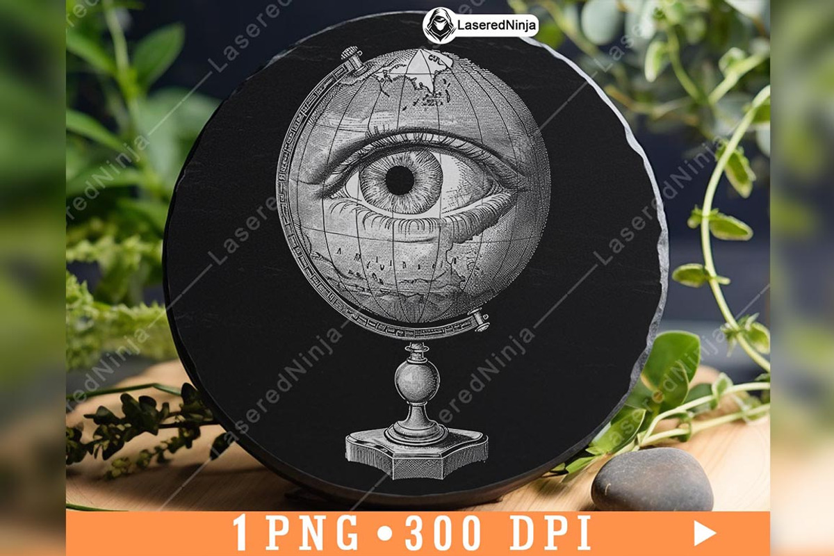 Globe Eye Watcher Geography World, a Background Graphic by LaseredNinja (Photo 2 of 7)