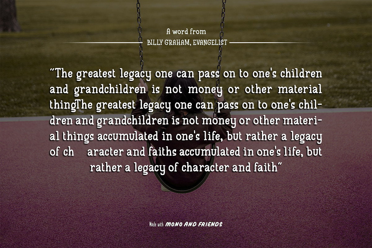 Mono and Friends, a Script Font by alit design (Photo 19 of 20)