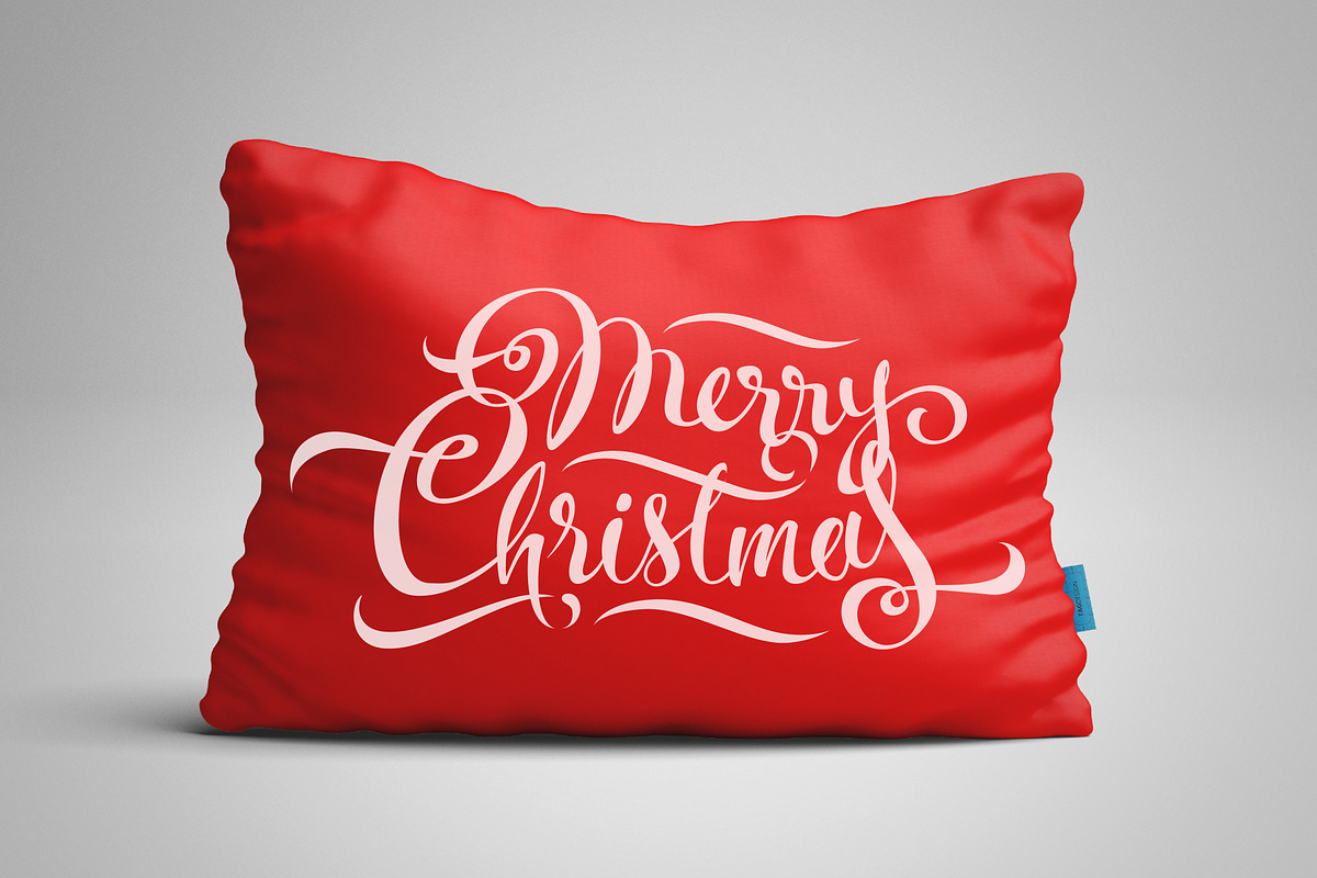 Merry Christmas Calligraphy, a Decorative Illustration by Margo Miller (Photo 12 of 24)